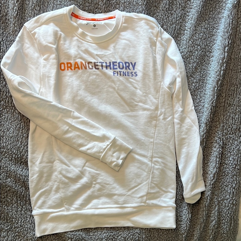 Orangetheory White Crew Neck Sweater Unisex Never Worn